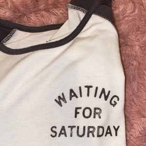 American Eagle “waiting for saturday” shirt